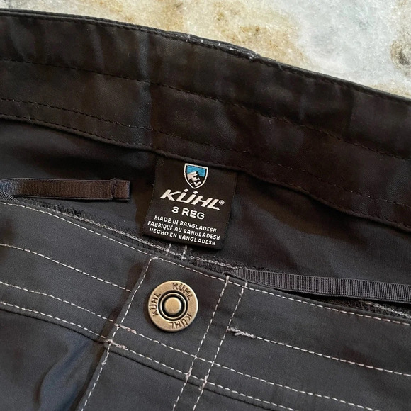 KUHL Women's Gray Stretch Nylon Kliffside Convertible Hiking Pants - Picture 2 of 9